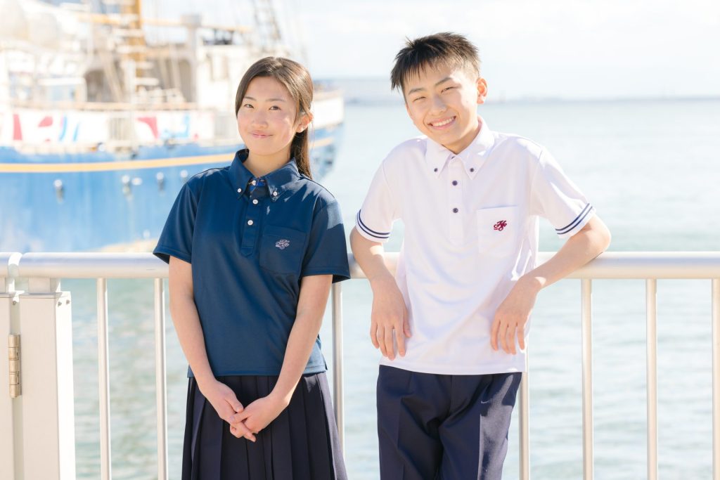 半袖ポロシャツ（白） 神戸モデル標準服