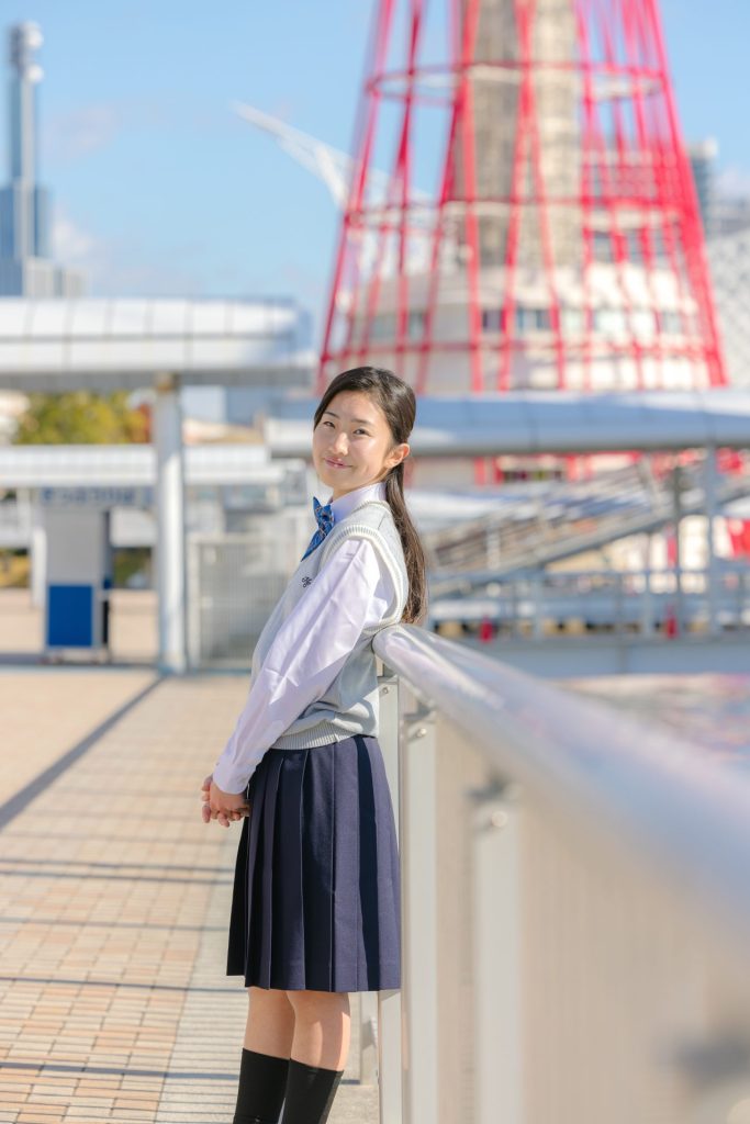 ニットベスト（グレー） 神戸モデル標準服