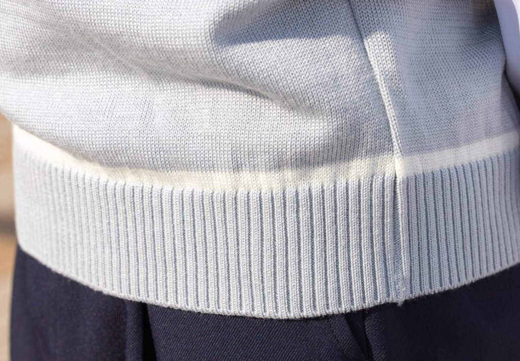 ニットベスト（グレー） 神戸モデル標準服