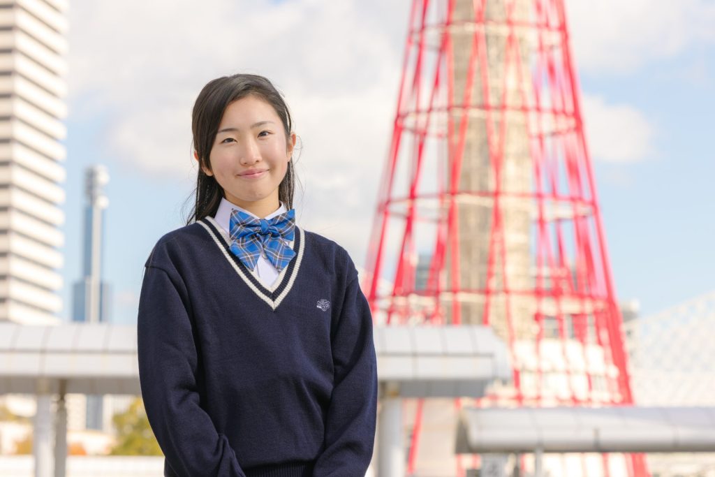 長袖セーター（紺） 神戸モデル標準服