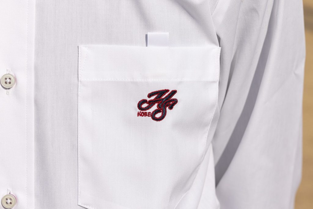 長袖釦ダウンシャツ（神戸タータン） 神戸モデル標準服