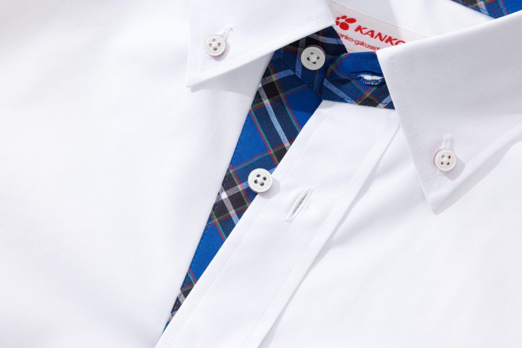 長袖釦ダウンシャツ（神戸タータン） 神戸モデル標準服