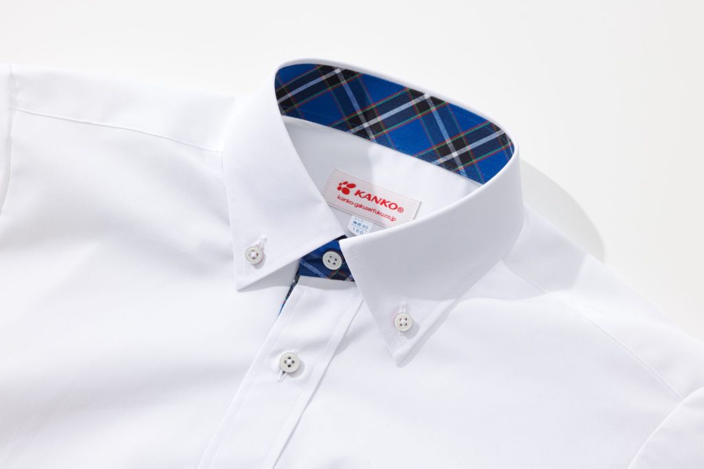 長袖釦ダウンシャツ（神戸タータン） 神戸モデル標準服
