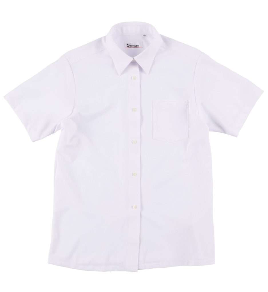 半袖シャツ（白無地） 神戸モデル標準服