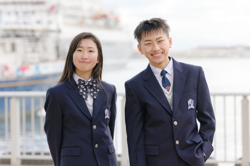 リボン（ヨット柄）※3月中旬入荷予定 神戸モデル標準服